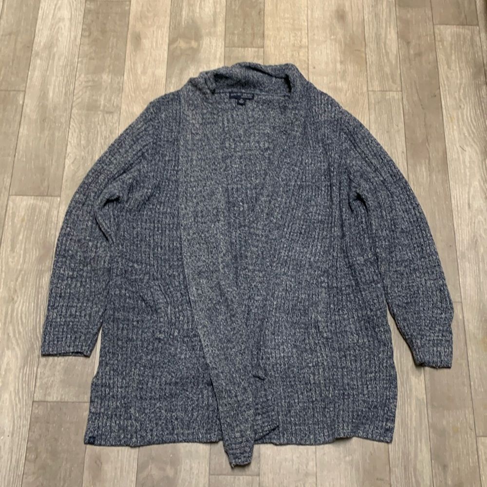 Womens Barefoot Dreams Cozychic Lite Open Cardigan Ribbed‎ Sweater